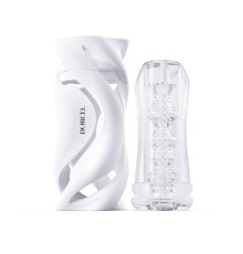 Мастурбатор Dorcel DEEP BLOW WHITE, подвійне використання