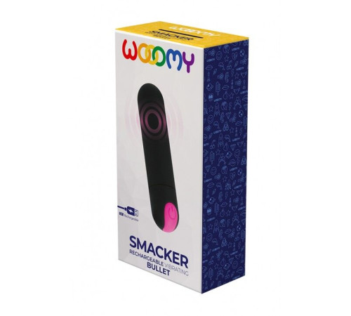 Віброкуля Wooomy Smacker, перезаряджувана, 10 швидкостей вібрації