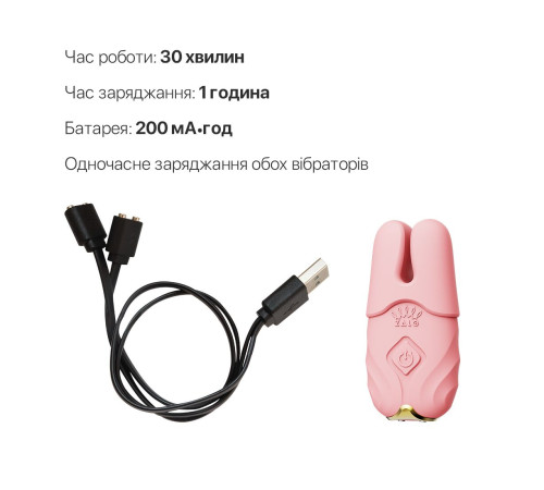 Смарт-вібратор для грудей Zalo - Nave Coral Pink, пульт ДК, робота через додаток