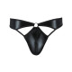 Чоловічі стринги Passion 033 THONG PAUL L/XL Black, під латекс