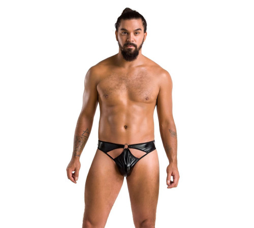 Чоловічі стринги Passion 033 THONG PAUL L/XL Black, під латекс