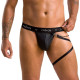 Чоловічі трусики танга з підв’язкою Passion 058 THONG BILL L/XL Black