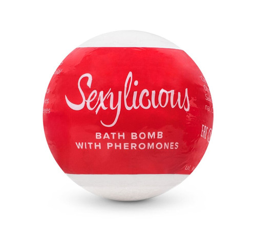 Бомбочка для ванни з феромонами Obsessive Bath bomb with pheromones Sexy (100 г)