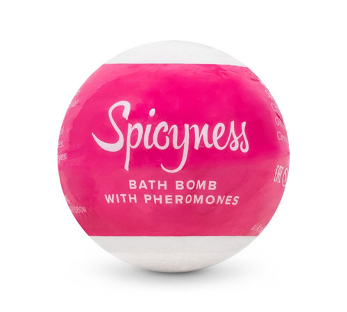 Бомбочка для ванни з феромонами Obsessive Bath bomb with pheromones Spicy (100 г)