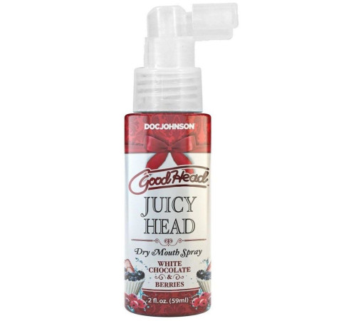 Зволожувальний спрей оральний Doc Johnson GoodHead - Juicy Head - White Chocolate and Berries 59мл