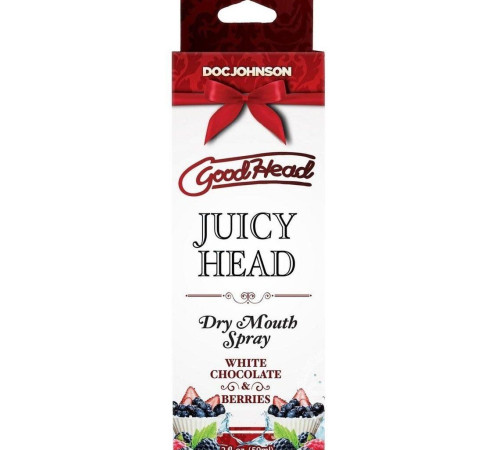 Зволожувальний спрей оральний Doc Johnson GoodHead - Juicy Head - White Chocolate and Berries 59мл