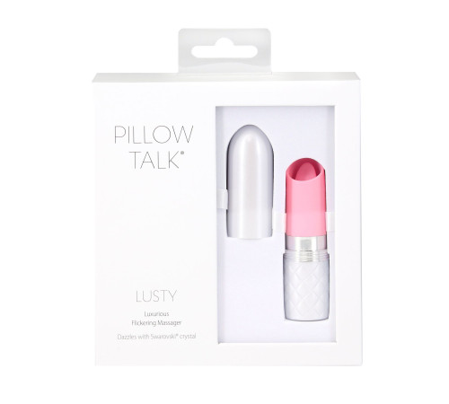 Вібратор Pillow Talk Lusty Luxurious Flickering Massager - Pink