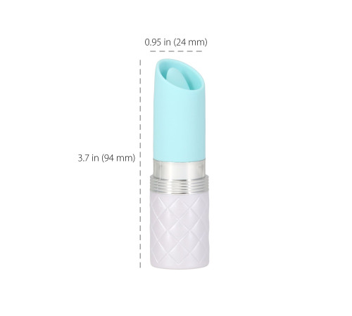 Вібратор Pillow Talk Lusty Luxurious Flickering Massager - Teal