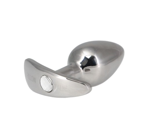 Анальна пробка Pillow Talk Sneaky Luxurious Stainless Steel Anal Plug із кристалом Swarovski