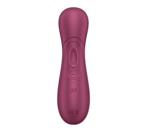 Вакуумний кліторальний стимулятор Satisfyer Pro 2 Generation 3 with Liquid Air Connect App Wіnе Red