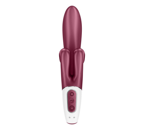 Вібратор-кролик Satisfyer Touch Me Red, подвійний відросток, 3 потужні мотори