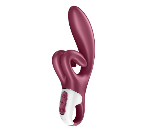 Вібратор-кролик Satisfyer Touch Me Red, подвійний відросток, 3 потужні мотори