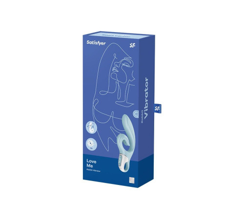 Вібратор-кролик Satisfyer Love Me Blue