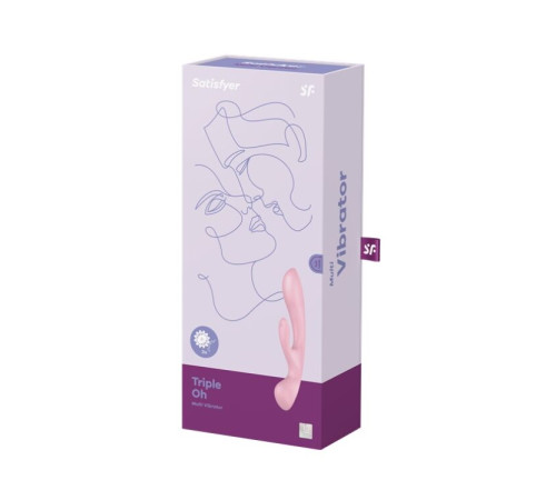 Вібратор-кролик Satisfyer Triple Oh Pink