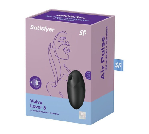 Вакуумний стимулятор Satisfyer Vulva Lover 3 Black