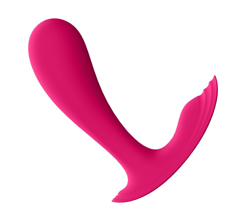 Смарт-вібратор у трусики Satisfyer Top Secret Pink вагінально-кліторальний, 2 мотори