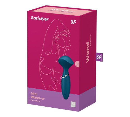 Вібромасажер Satisfyer Mini Wand-er Blue