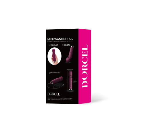 Мінівібромасажер Dorcel Wand Mini Wanderful Plum