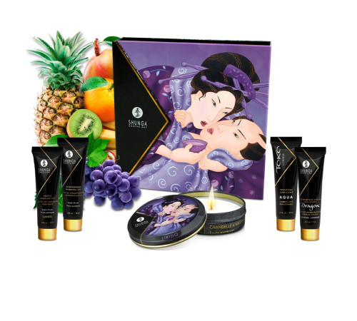 Подарунковий набір Shunga Geishas Secrets – Exotic Fruits для розкішної ночі вдвох