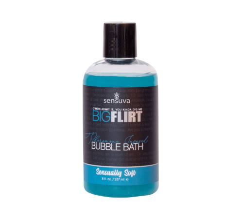 Піна для ванни Sensuva — Big Flirt Pheromone Bubble Bath — Sensually Soft (237 мл)