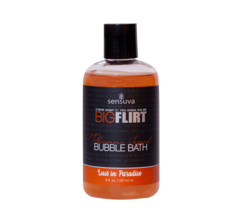 Піна для ванни Sensuva — Big Flirt Pheromone Bubble Bath — Lust in Paradise (237 мл)