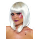 Перука, що світиться в темряві Leg Avenue Pearl short natural bob wig White, коротка, перлинна, 33 с