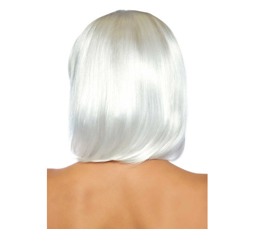 Перука, що світиться в темряві Leg Avenue Pearl short natural bob wig White, коротка, перлинна, 33 с