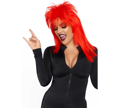 Перука рок-зірки Leg Avenue Unisex rockstar wig Red, унісекс, 53 см