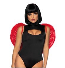 (SALE) Крила дияволиці Leg Avenue devil wings Red, справжнє пір’я