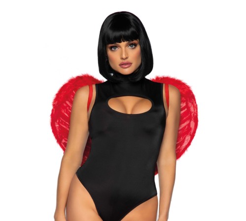 (SALE) Крила дияволиці Leg Avenue devil wings Red, справжнє пір’я