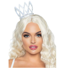 Корона зі стразами Leg Avenue Faux rhinestone die cut crown, з резиночками для кріплення