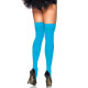 Щільні неонові панчохи Leg Avenue Nylon Thigh Highs Neon Blue, one size