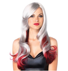 Leg Avenue Allure Multi Color Wig Grey/Red