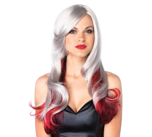 Leg Avenue Allure Multi Color Wig Grey/Red