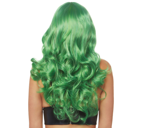 Хвиляста перука Leg Avenue Misfit Long Wavy Wig Green, довга, реалістичний вигляд, 61 см