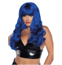 Хвиляста перука Leg Avenue Misfit Long Wavy Wig Blue, довга, реалістичний вигляд, 61 см