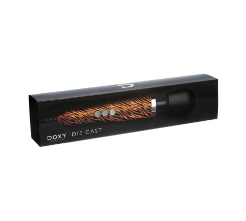 Вібромасажер DOXY Die Cast TIGER, дуже потужний, живлення 220В, металевий корпус