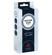 Презервативи Mister Size - pure feel - 60 (10 condoms), товщина 0,05 мм