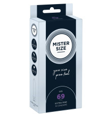 Презервативи Mister Size - pure feel - 69 (10 condoms), товщина 0,05 мм