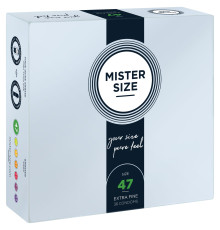 Презервативи Mister Size - pure feel - 47 (36 condoms), товщина 0,05 мм