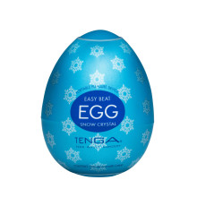 Мастурбатор-яйце Tenga Egg Snow Crystal з охолоджувальним лубрикантом