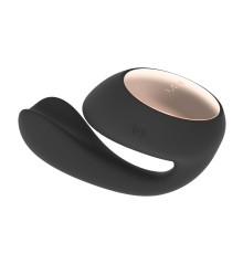 Смарт-вібратор LELO Ida Wave Black, вагінально-кліторальний, технологія WaveMotion, 2 мотори