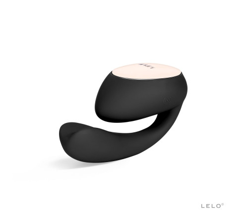 Смарт-вібратор LELO Ida Wave Black, вагінально-кліторальний, технологія WaveMotion, 2 мотори