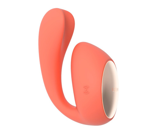 Смарт-вібратор LELO Ida Wave Coral Red, вагінально-кліторальний, технологія WaveMotion, 2 мотори