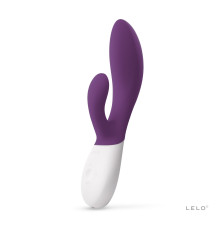 Вібратор-кролик LELO Ina Wave 2 Plum, манливий рух стовбура + вібрації