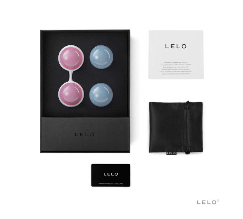 Набір вагінальних кульок LELO Beads Mini, діаметр 2,9 см, змінне навантаження, 2х28 та 2х37 г