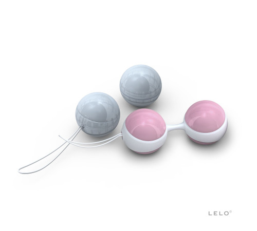 Набір вагінальних кульок LELO Beads Mini, діаметр 2,9 см, змінне навантаження, 2х28 та 2х37 г