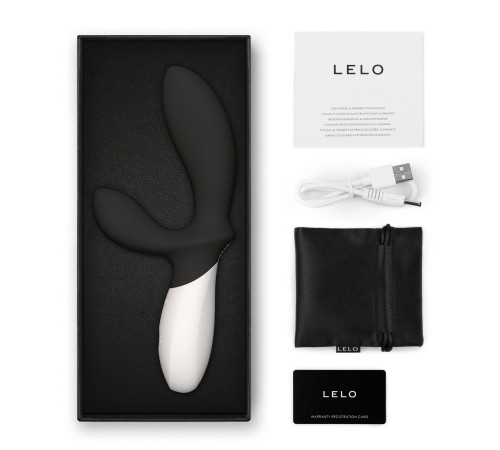 Масажер простати LELO Loki Wave 2 Black, 2 мотори, манливий рух + вібрація