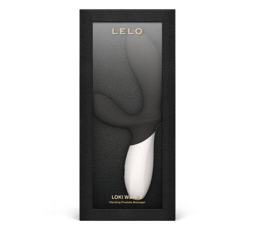 Масажер простати LELO Loki Wave 2 Black, 2 мотори, манливий рух + вібрація