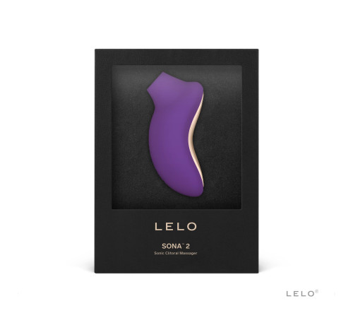 Звуковий стимулятор клітора LELO SONA 2 Purple, 12 режимів